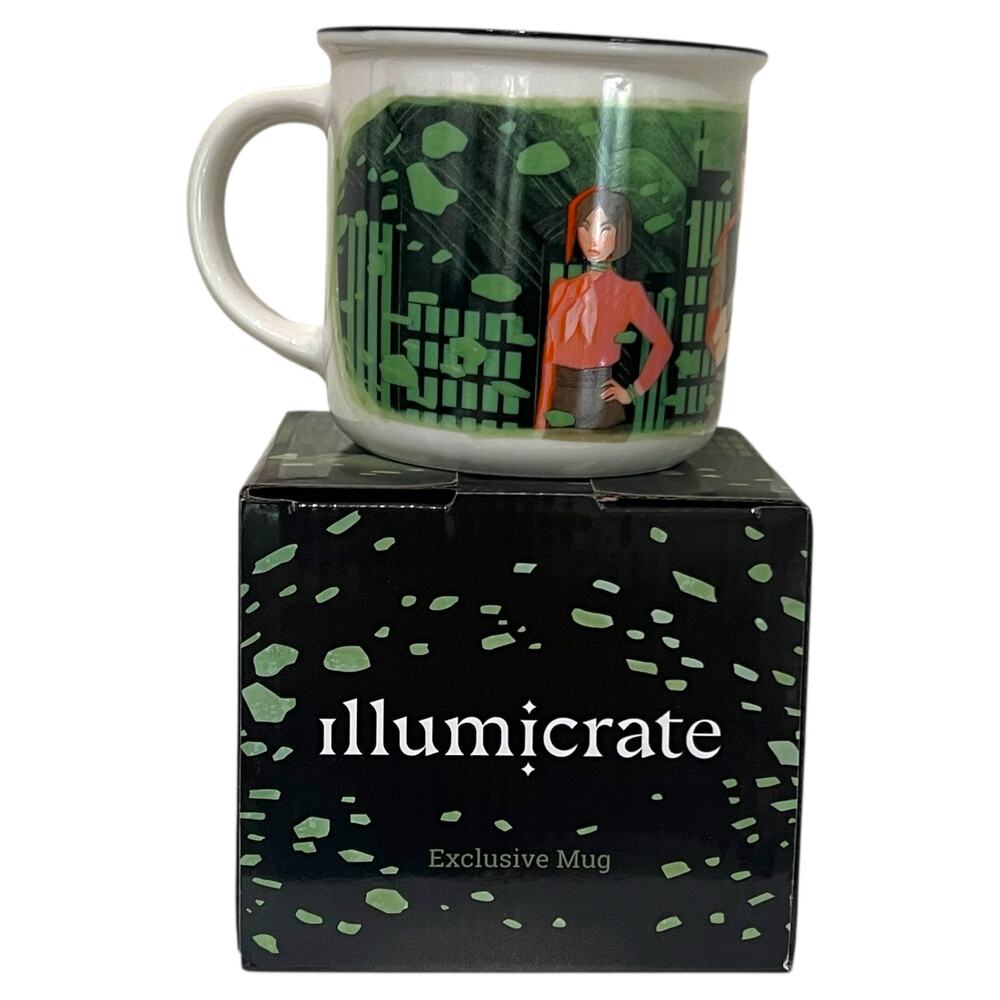 Illumicrate Jade City Cut & Carve Mug - Fonda Lee December 2024 "Ride or Die"